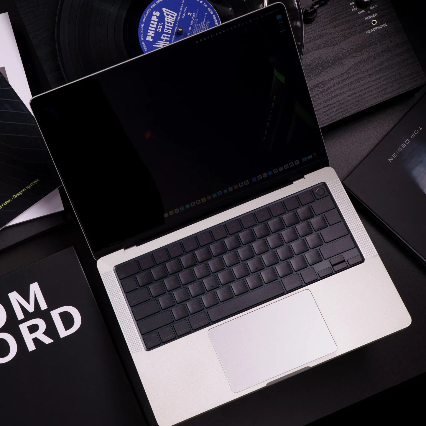 MacBook keyboard skin installation guide step — Barekey