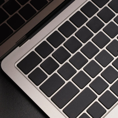 MacBook keyboard skin lifestyle shot — Barekey