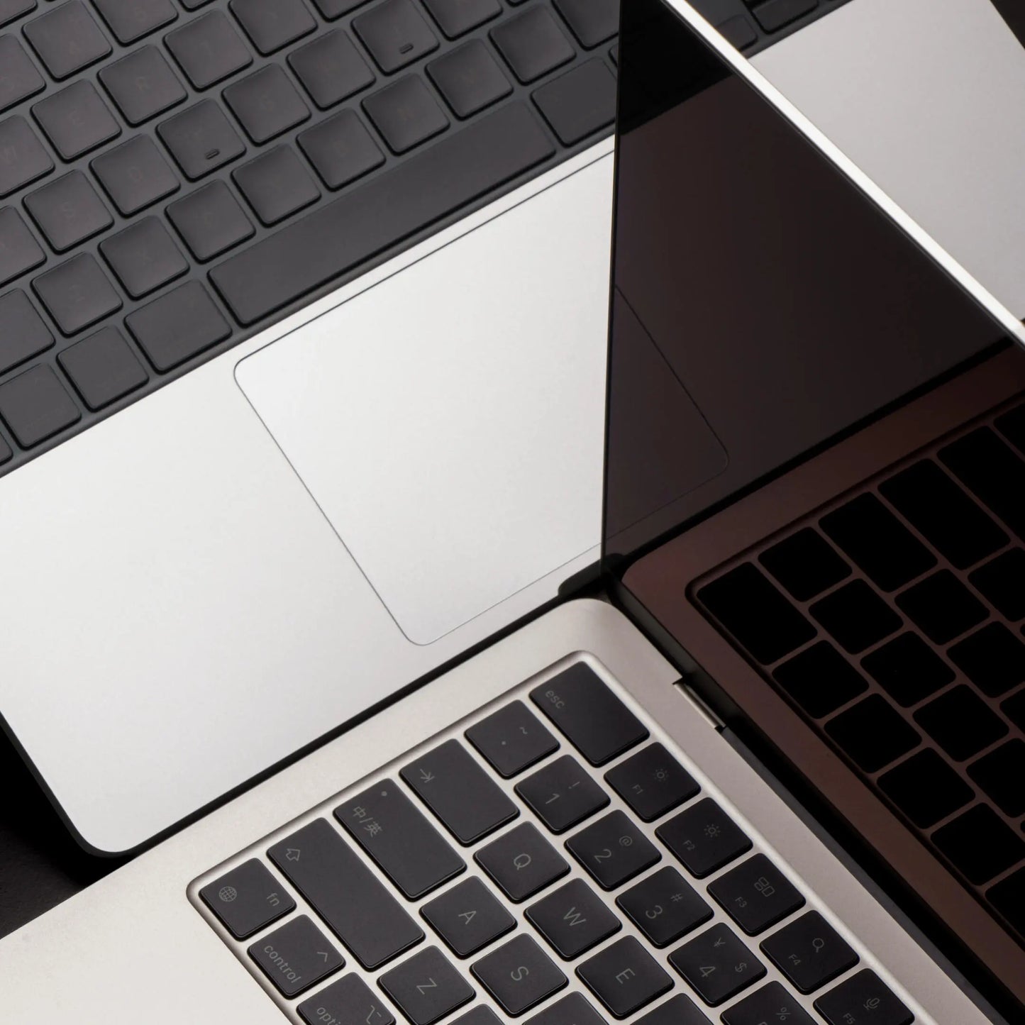 MacBook keycap stickers precision cut product detail — Barekey