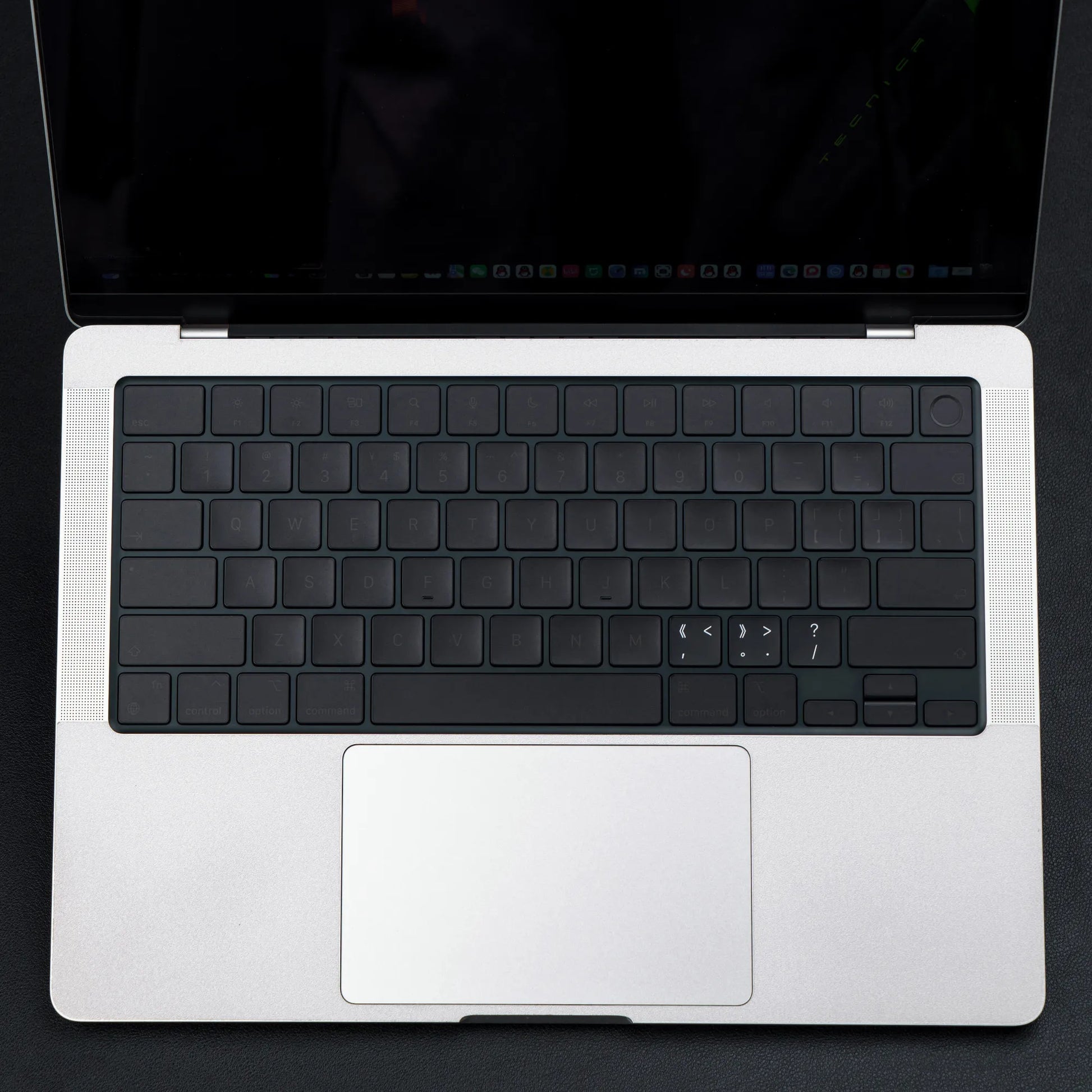 MacBook keyboard cover matte finish detail — Barekey