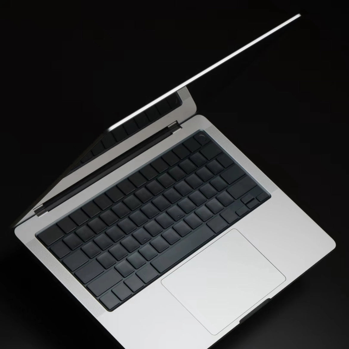 MacBook keyboard skin matte finish close-up texture — Barekey