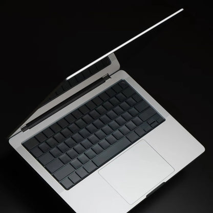 MacBook keyboard skin matte finish close-up texture — Barekey