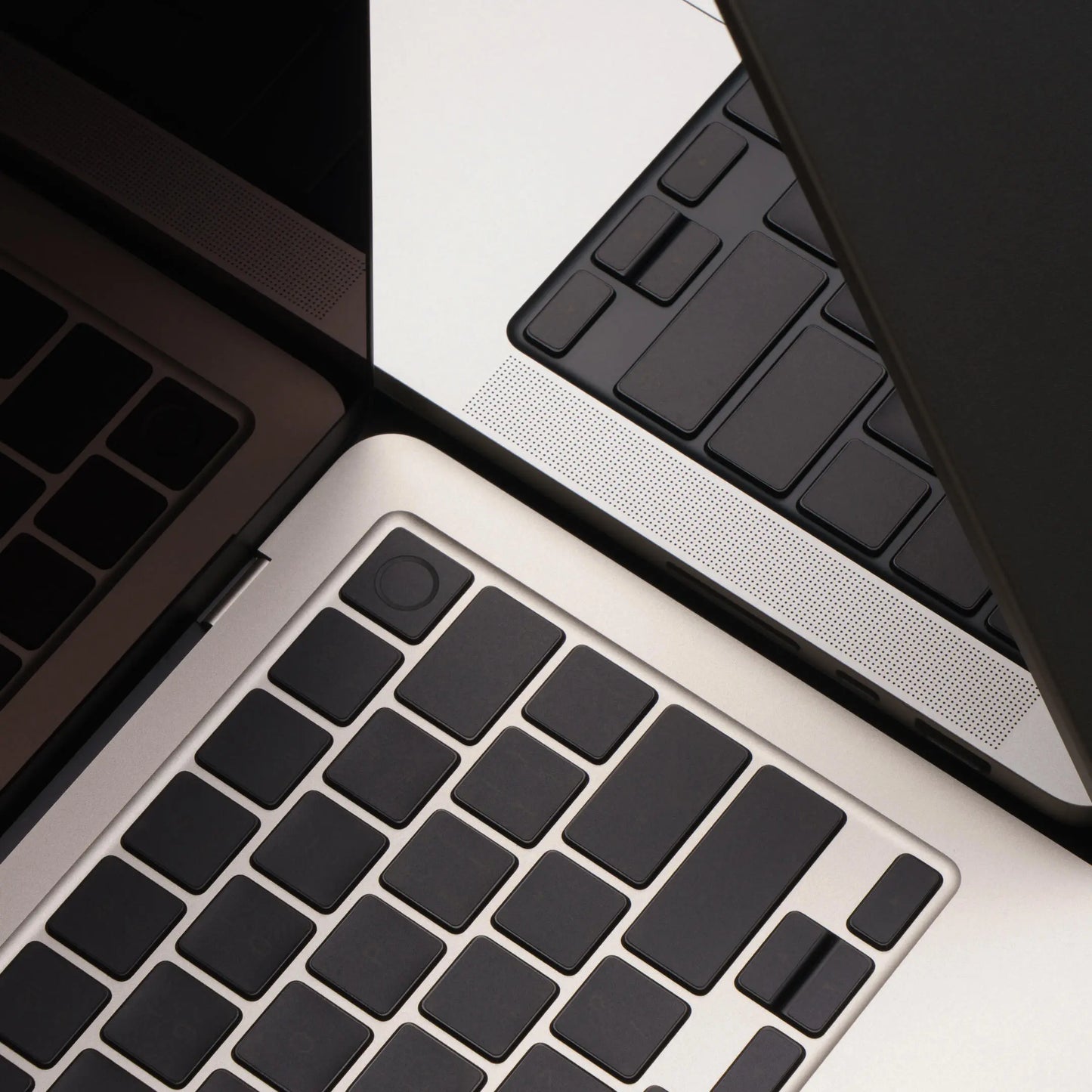 MacBook keyboard skin dark aesthetic premium setup — Barekey
