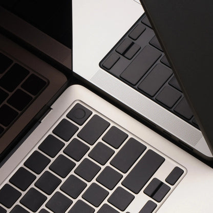 MacBook keyboard skin dark aesthetic premium setup — Barekey