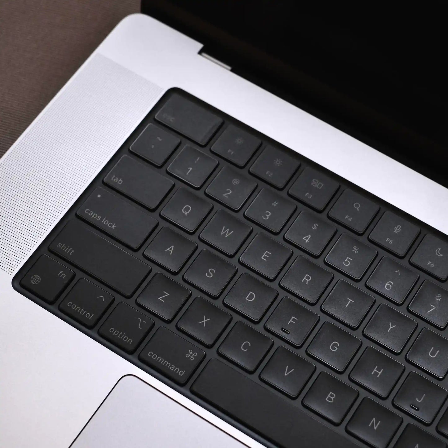 MacBook keyboard skin product flat lay — Barekey