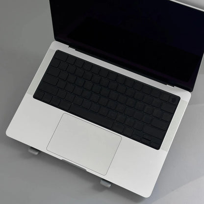 MacBook keyboard cover matte texture close-up — Barekey