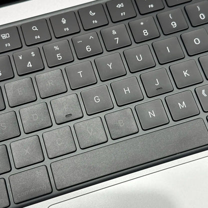 MacBook keyboard skin anti-glare matte keycap detail — Barekey