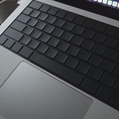 MacBook keyboard skin product demo video — Barekey
